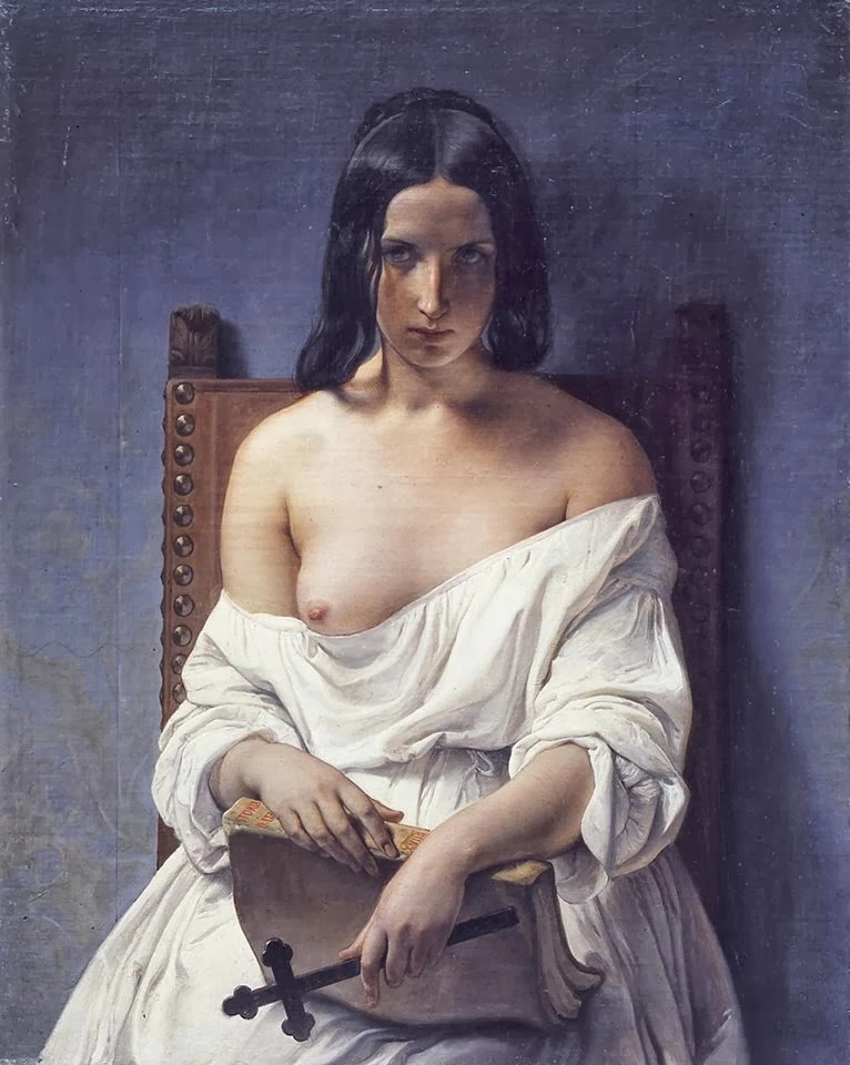 La meditazione, 1851 - Galleria d’Arte Moderna di Verona
